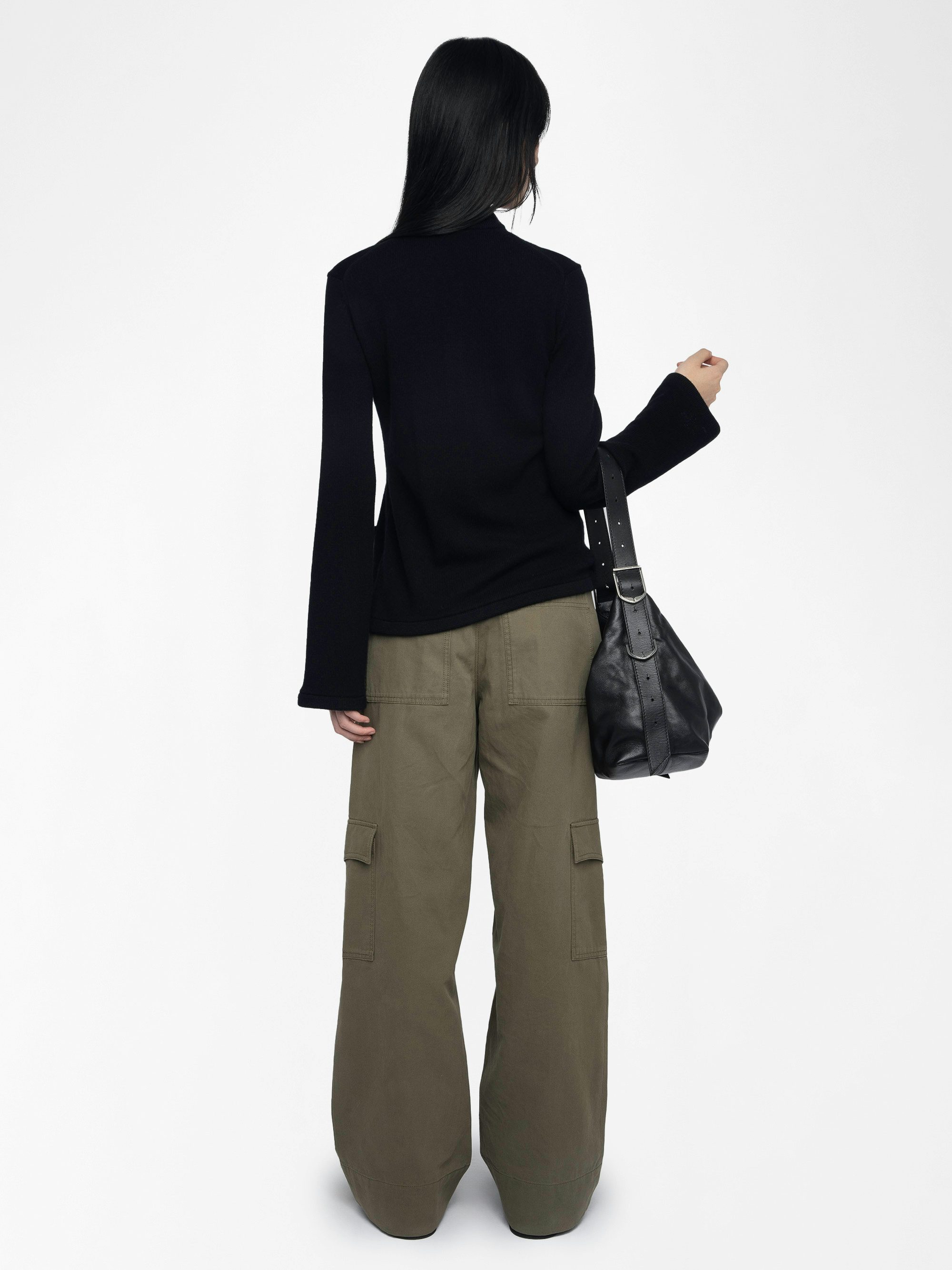 Cardigan Lucy - Buttoned cardigan jacket with patch pockets.